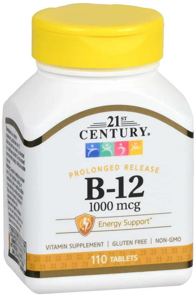 21st Century B-12 1000 mcg Prolonged Release Tablets – Image 4