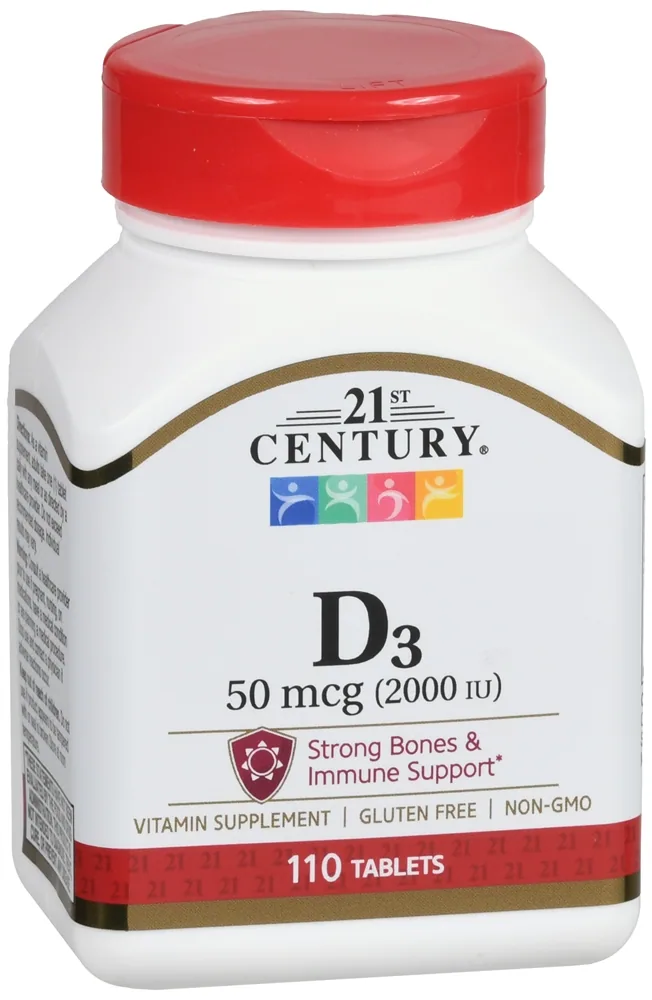 21st Century D3 50 mcg (2000 IU) Tablets – Image 4