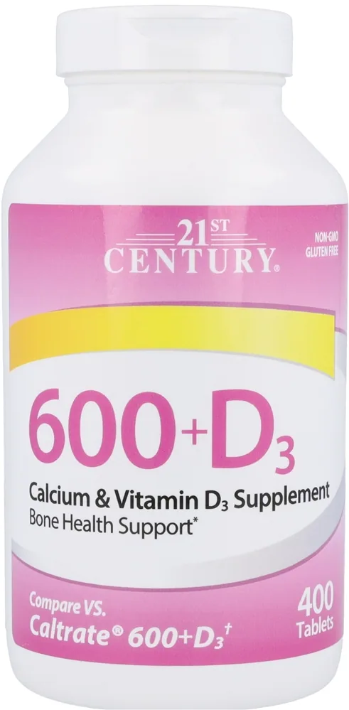 21st Century Calcium 600 mg + D3 800 IU Tablets – Image 2